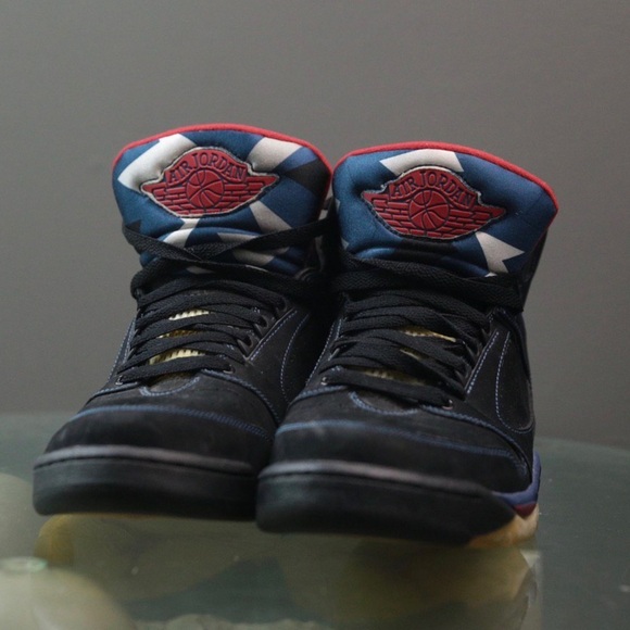 RARE 364806 062 AIR JORDAN SIXTY PLUS black/varsity red-french blue  MEN Size 10 main image 6